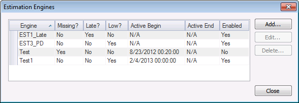 Estimation Engines